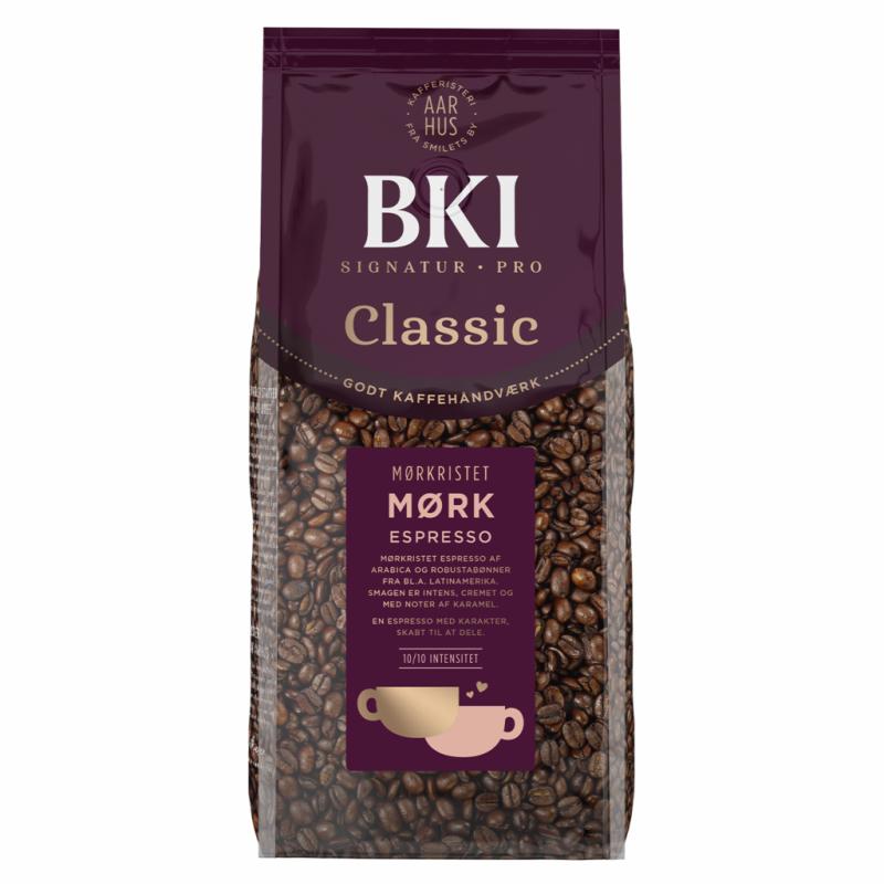 BKI Classic Mørk Espresso Hele Bønner