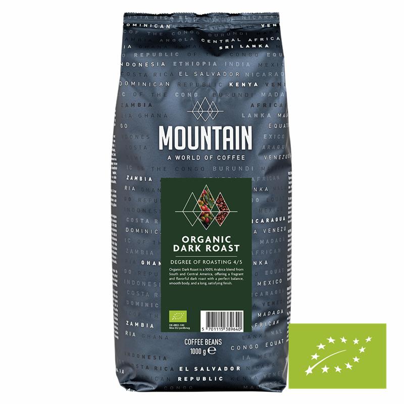 Mountain Dark Roast Økologisk Hele Bønner
