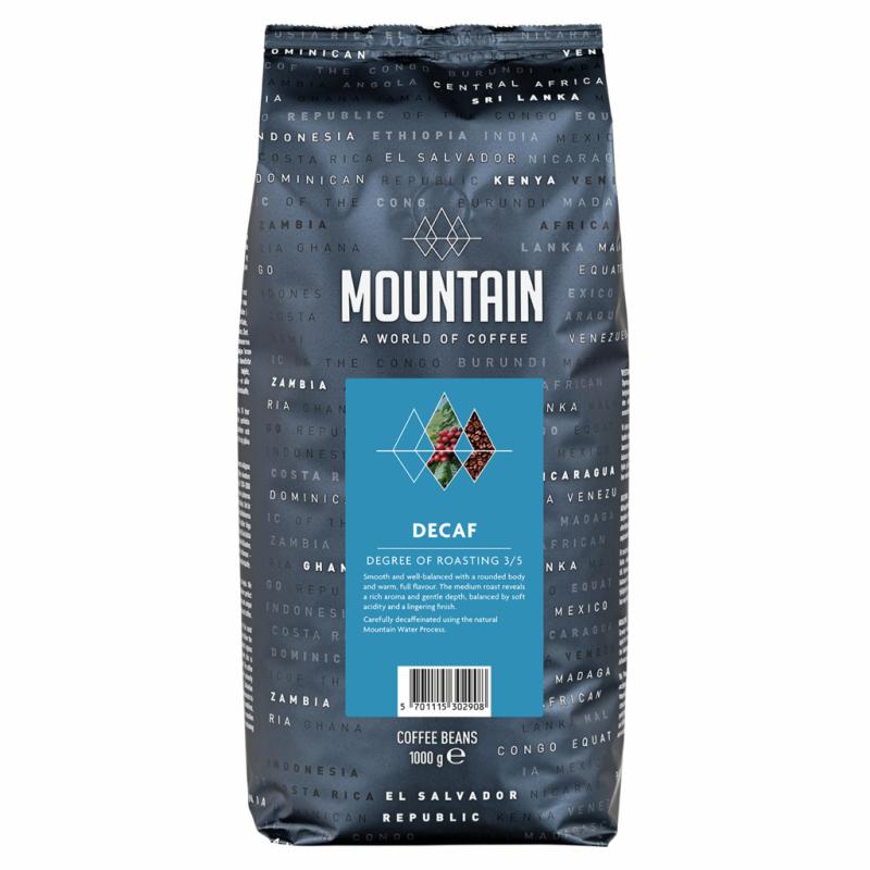 Mountain Koffeinfri Hele Bønner