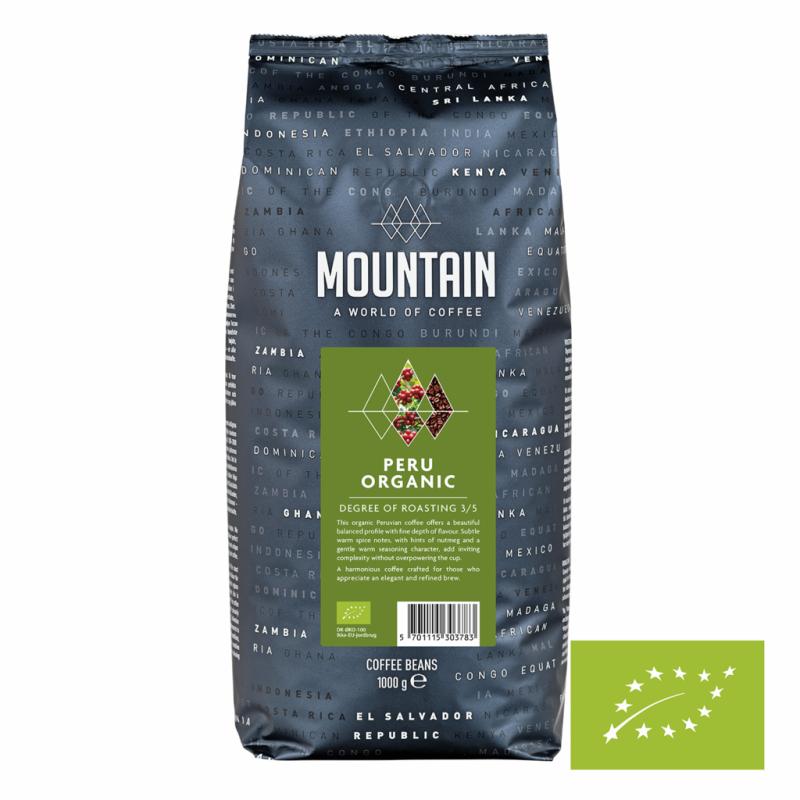 Mountain Peru Økologisk Hele Bønner