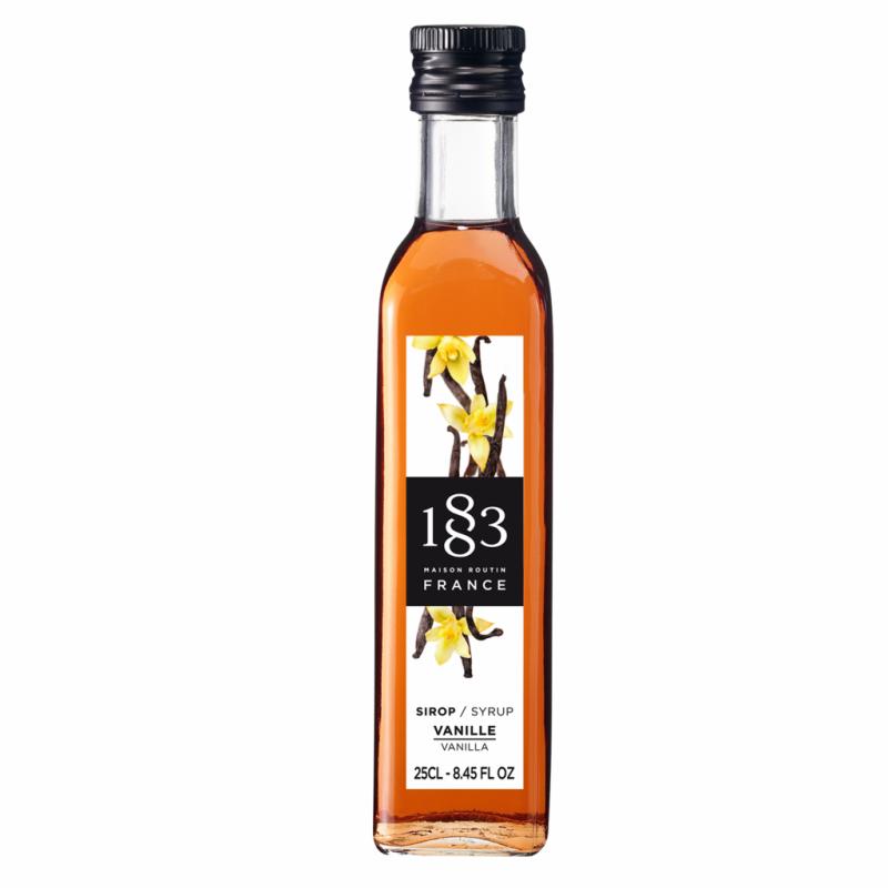 1883 Vanilla Syrup 12x25CL Glass